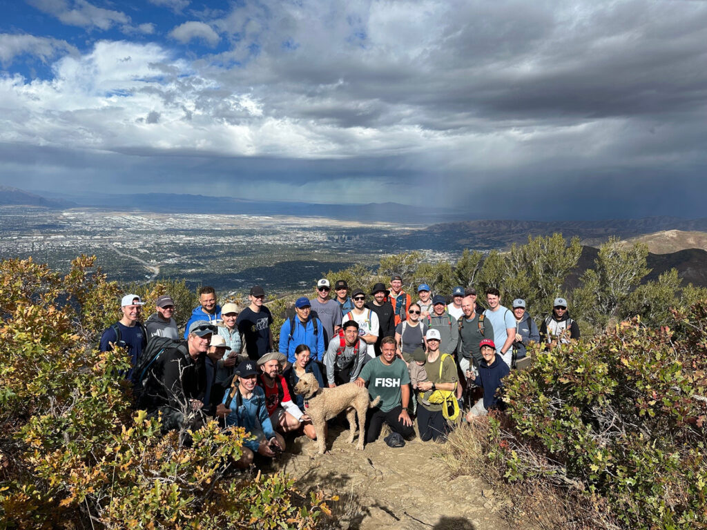 Hike Group Photo 2025 Grandeur Peak